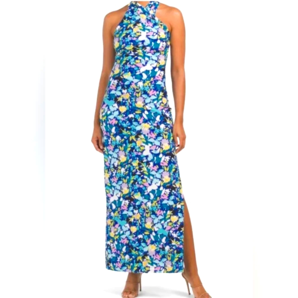 Rachel Roy floral maxi size 4